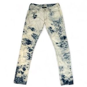 Levis Acid Washed Tye Dye Women's Skinny Jeans